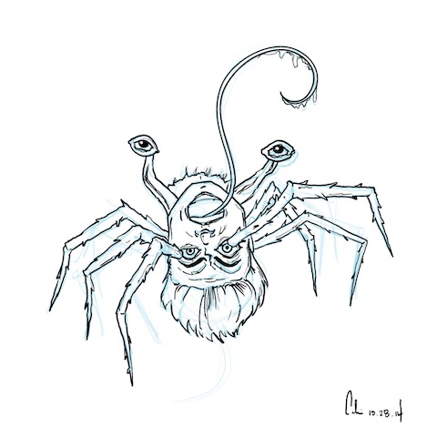 Inktober_NorrisSpider