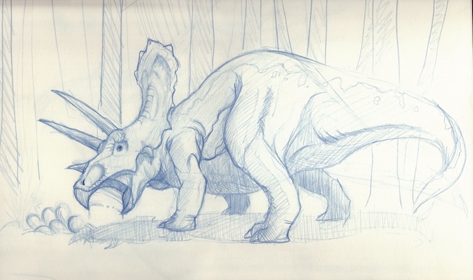 Torosaurus Dinovember